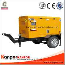 Kanpor Factory 330kVA 150kVA 120kw Easy Moved Trailer Silent Generator